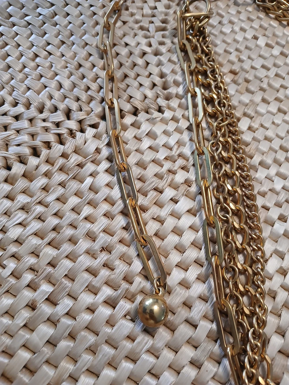 Layered Gold-Tone Multi Chain Belt. Vintage 80s